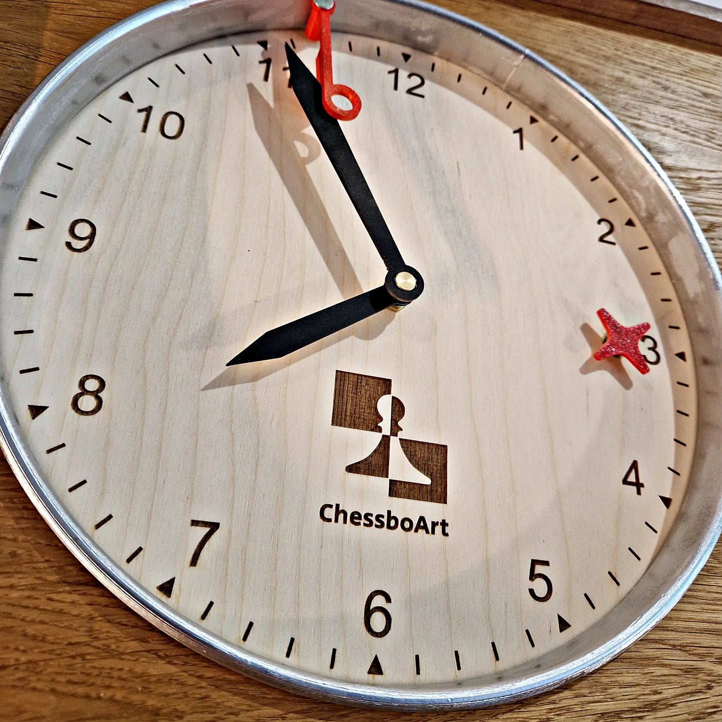 Working, Bigest, vintage Chess Clock for hanging on the wall!