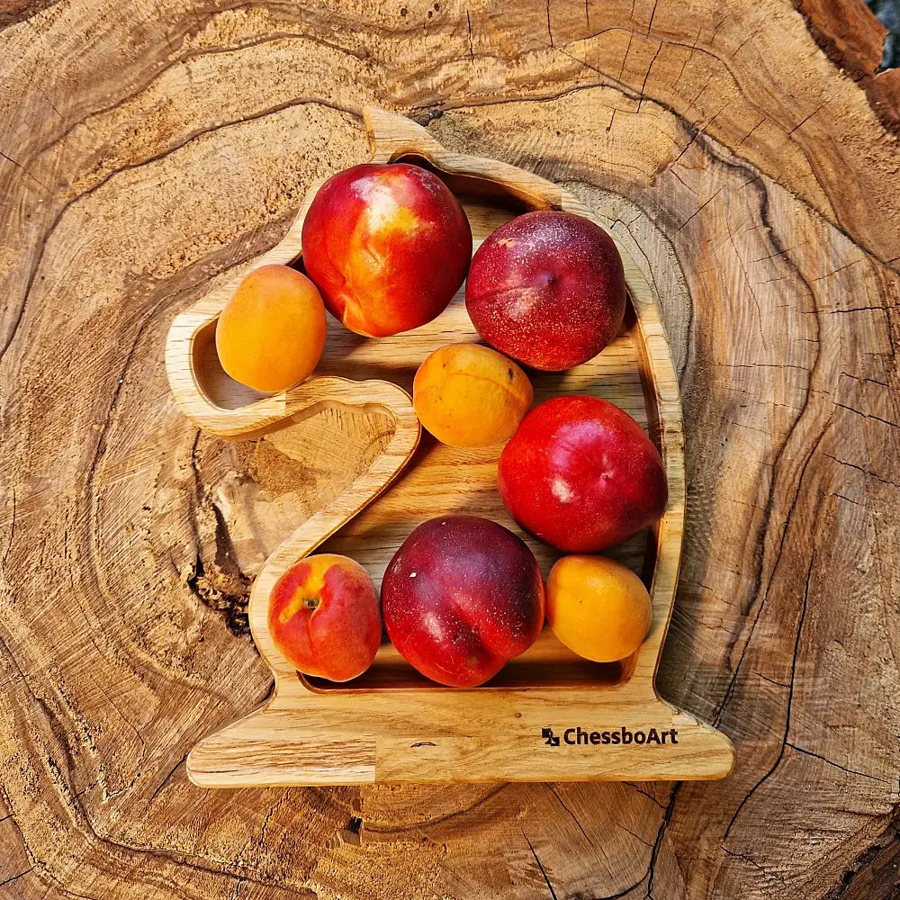 Chess Wooden Tray - Knight OAK