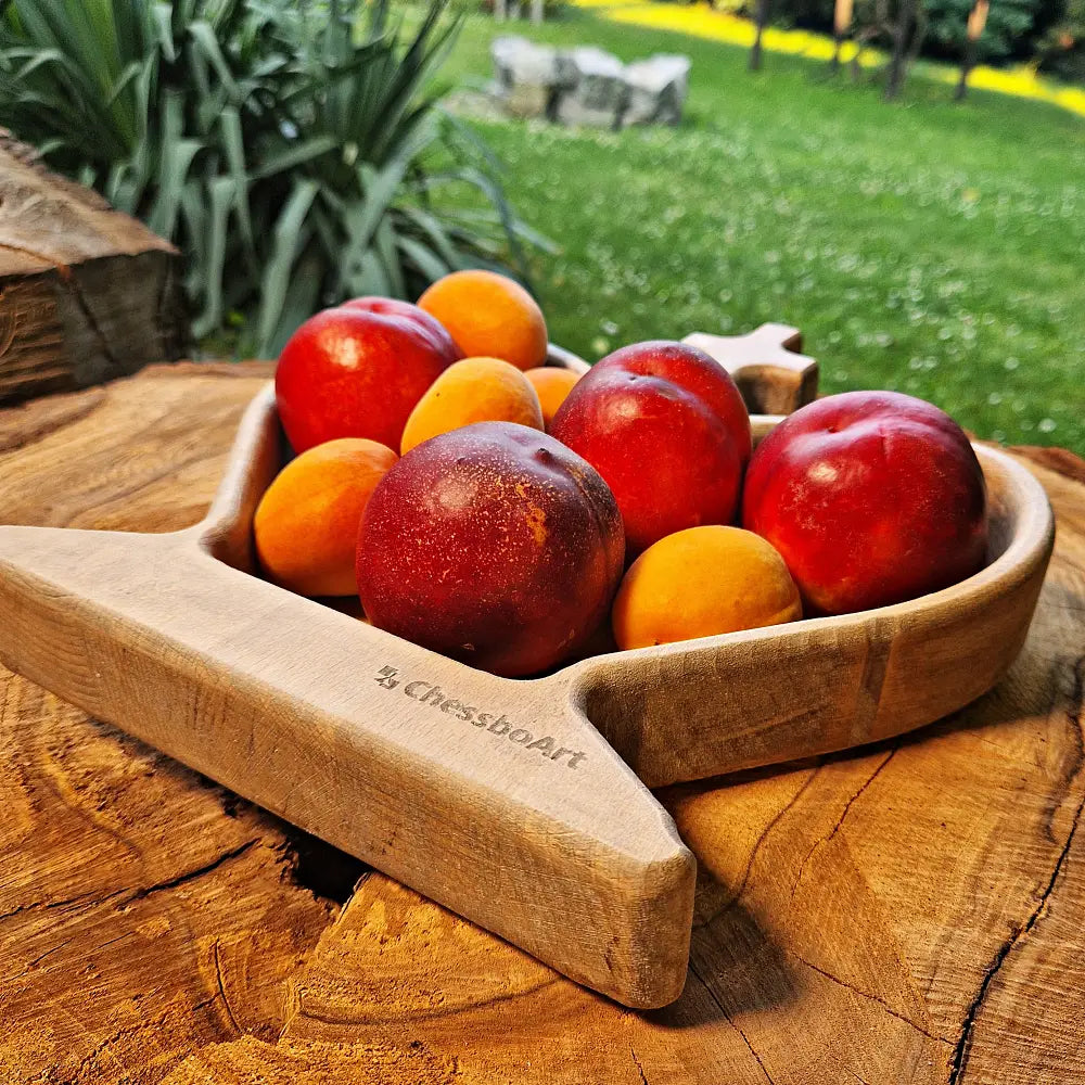 Chess King Tray Beech wood