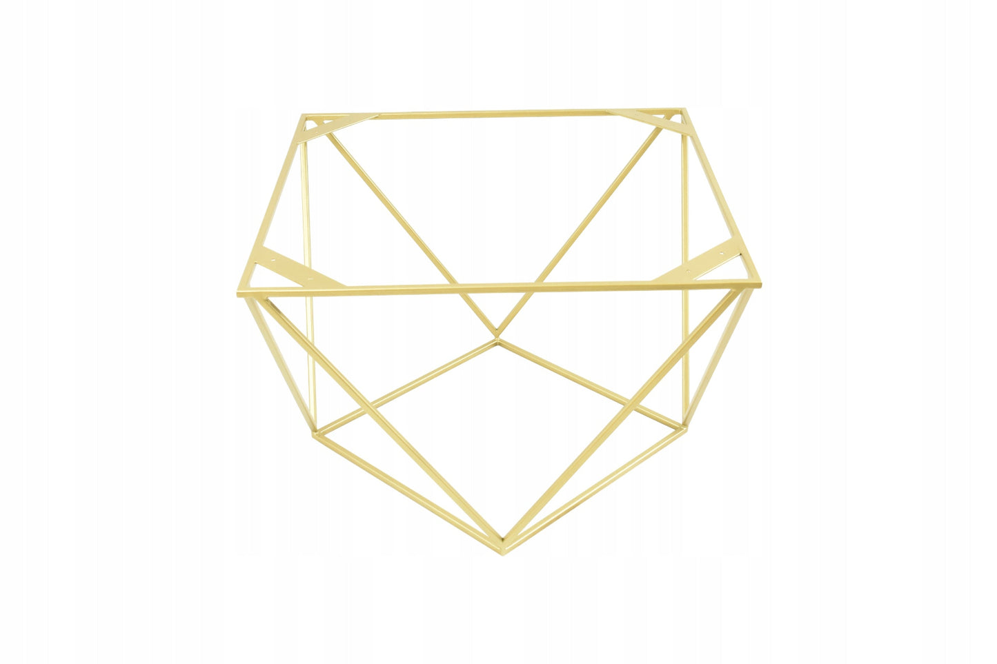 X-style metal table legs with wide stance – welded steel with matte black coating