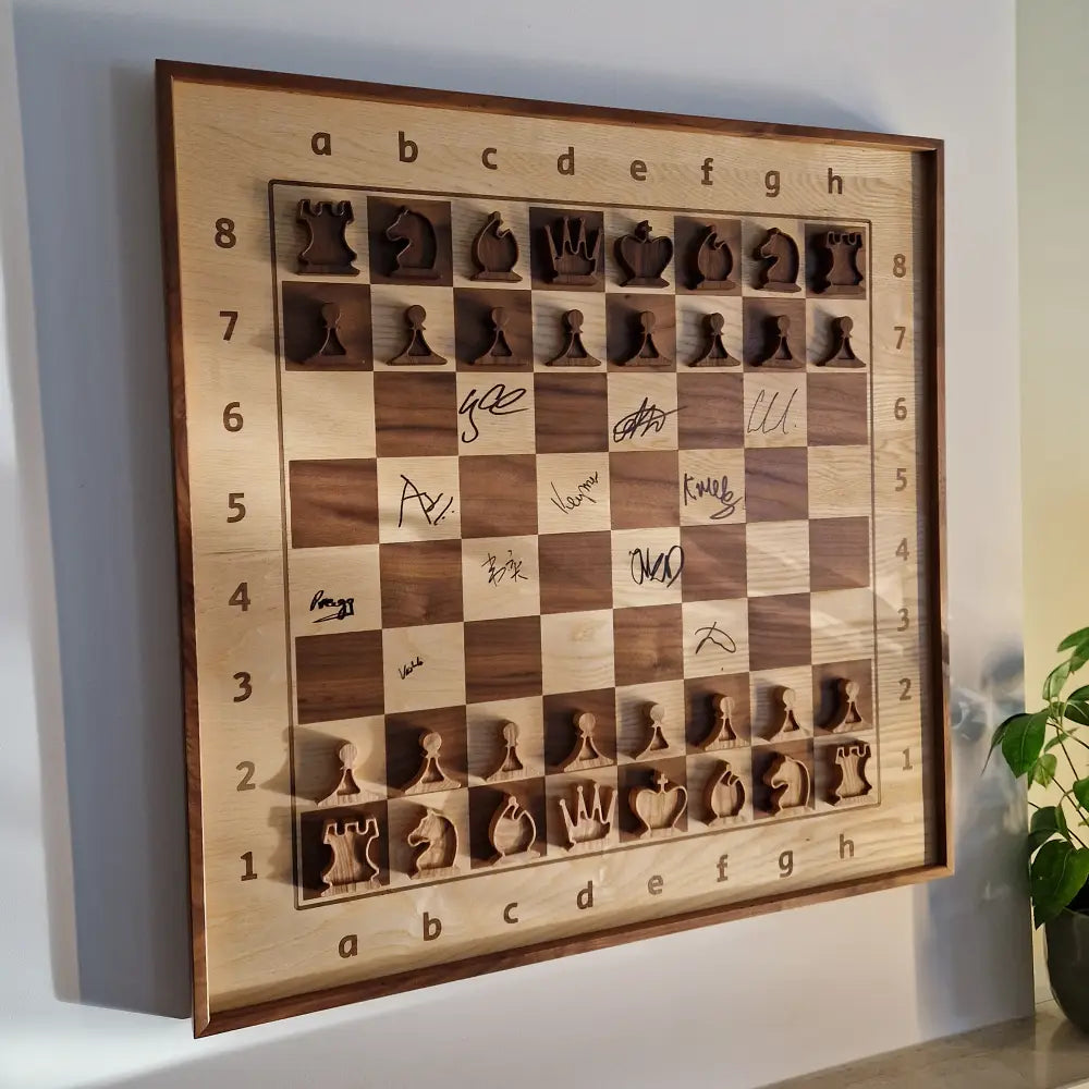 GCT Warsaw 2024 — signed by Carlsen, Gukesh, Praggnanandhaa & others