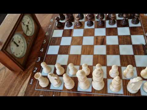 Acacia loft chess table - loft with epoxy