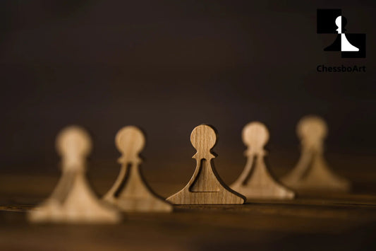 Light Chess Pawn with magnets for hanging