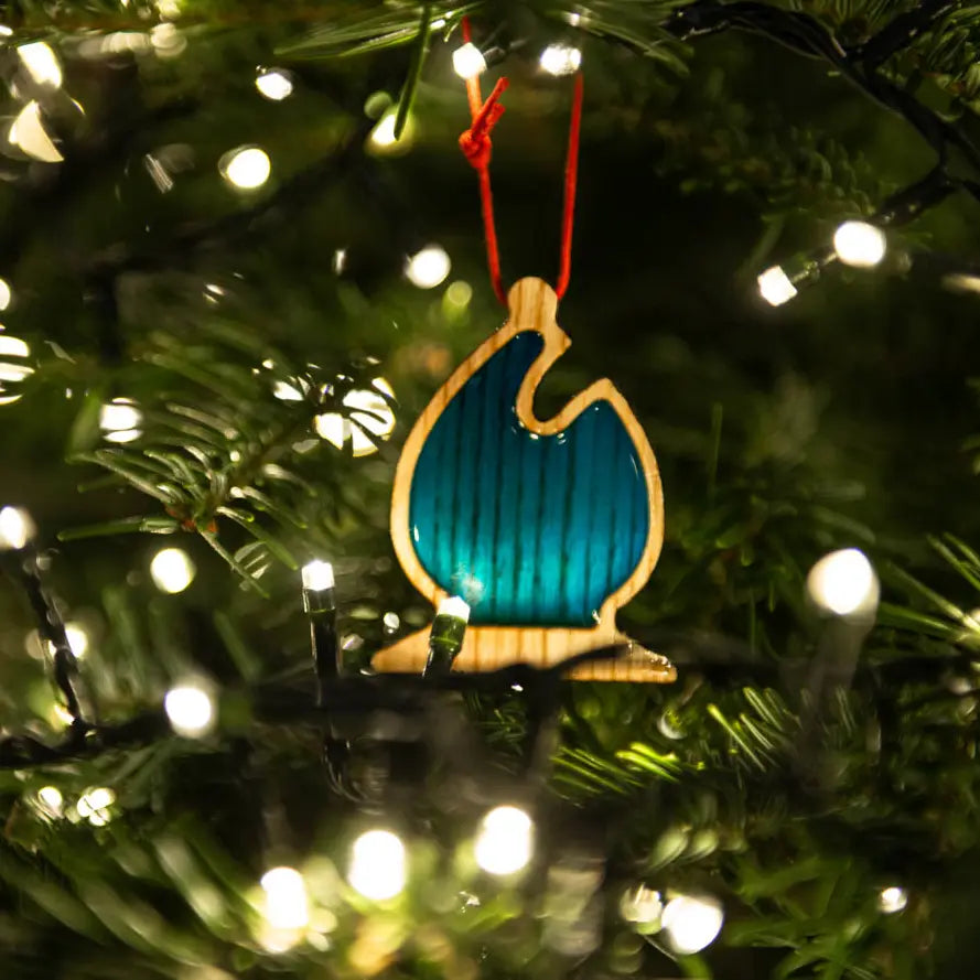 Chess Bishop hanging on the Christmas tree