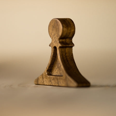 Dark Chess Pawn with magnets for hanging