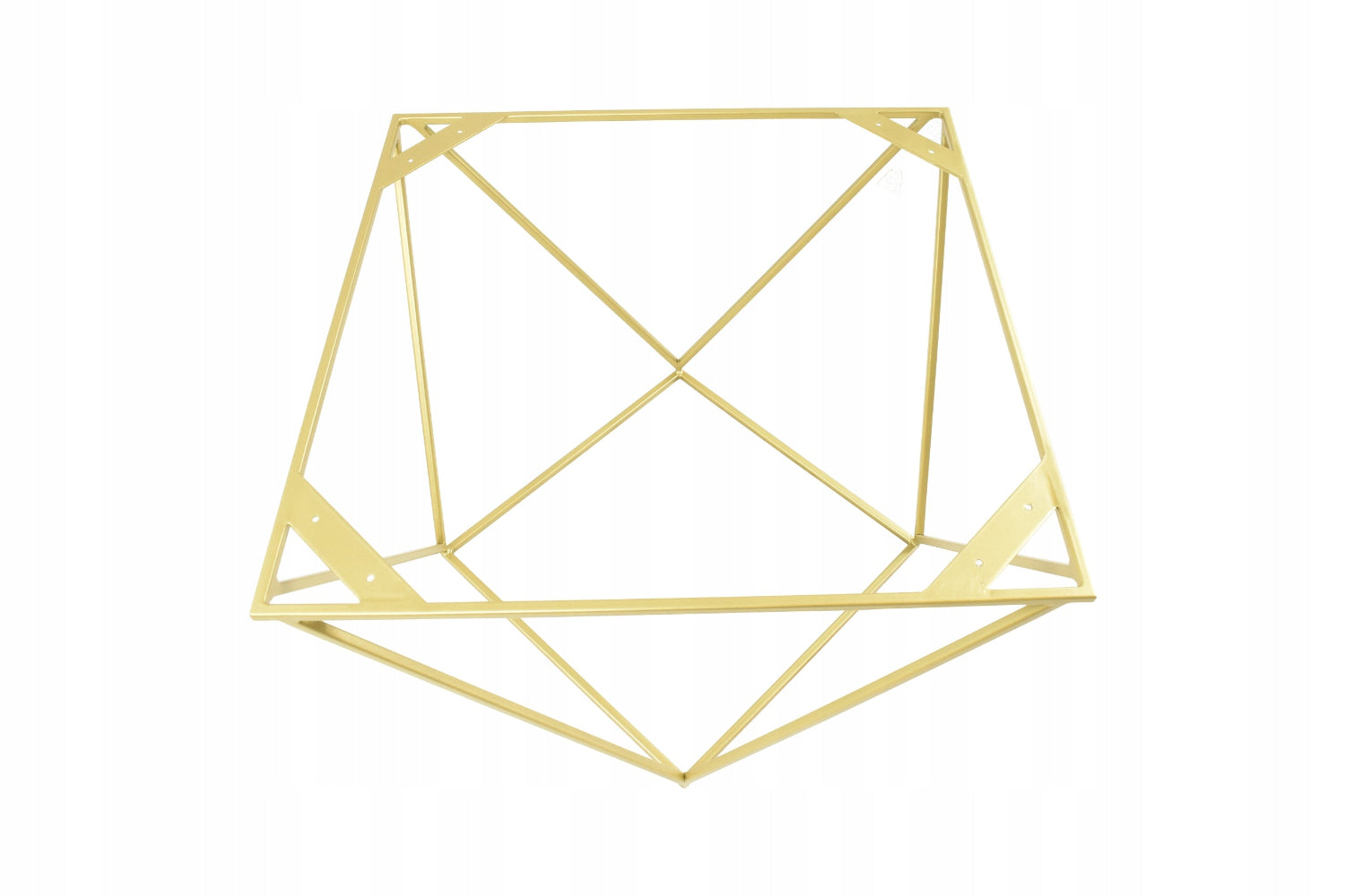 Handcrafted black steel table base with invisible welds and felt pads – made in Poland