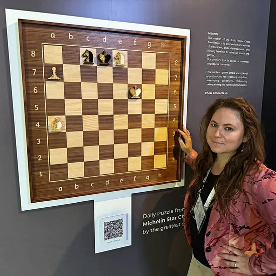 The greatest female chess player of all time - Judit Polgar, during the 45th Chess Olympiad and Expo