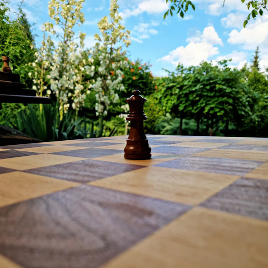 Bigest Wooden Chessboard XXL size and Handcrafted wih Queen