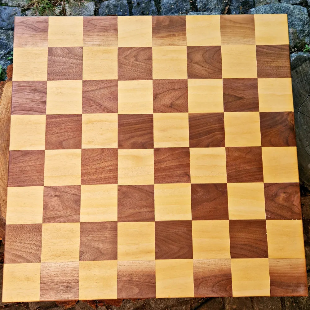 Bigest Wooden Chessboard XXL size and Handcrafted