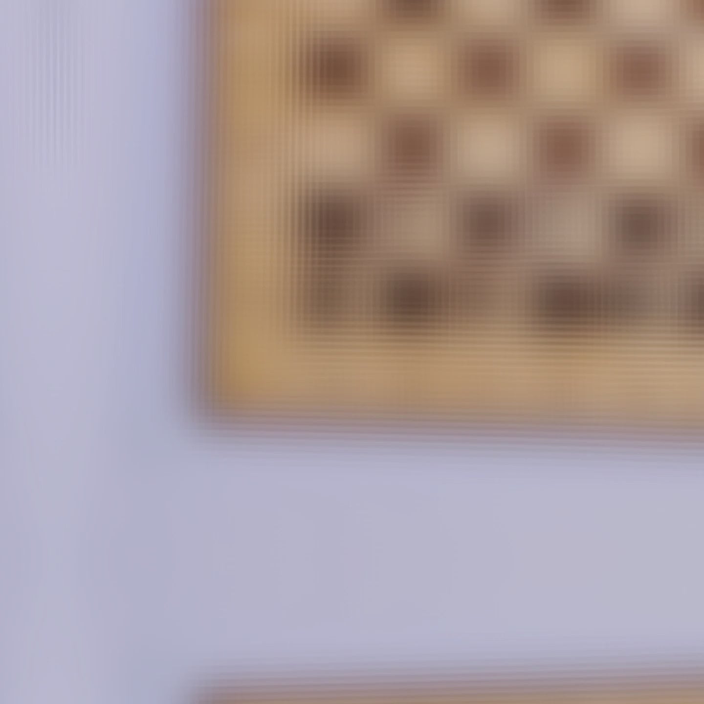 Chess trap on magnetic and wooden chess